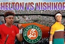 ben shelton vs kei nishikori