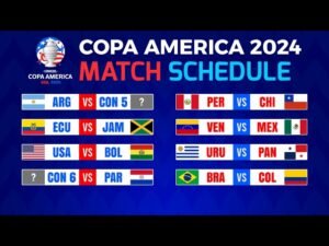 copa america 2024 schedule