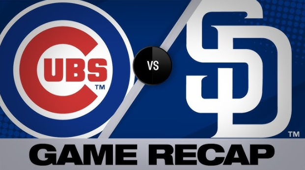 chicago cubs vs padres match player stats​