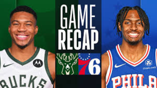 Philadelphia 76ers vs Milwaukee Bucks Match Player Stats