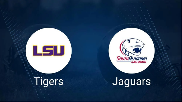 south alabama football vs lsu tigers football match player stats​