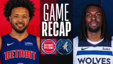 Detroit Pistons vs Timberwolves Match Player Stats