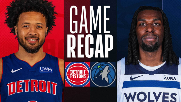 Detroit Pistons vs Timberwolves Match Player Stats