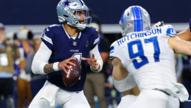 Detroit Lions vs Dallas Cowboys Match Player Stats