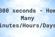 300 seconds is how many minutes​