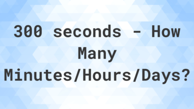 300 seconds is how many minutes​